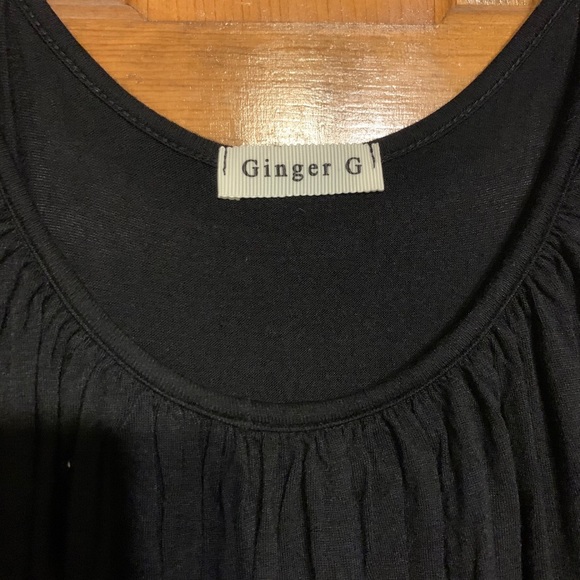 FRANCESCAS Black Maxi Dress long tank top dress floor length flowy loose scoop - Picture 4 of 10